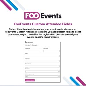 FooEvents Custom Attendee Fields